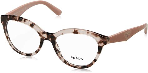 prada glasses havana pink|prada semi rimless eyeglasses.